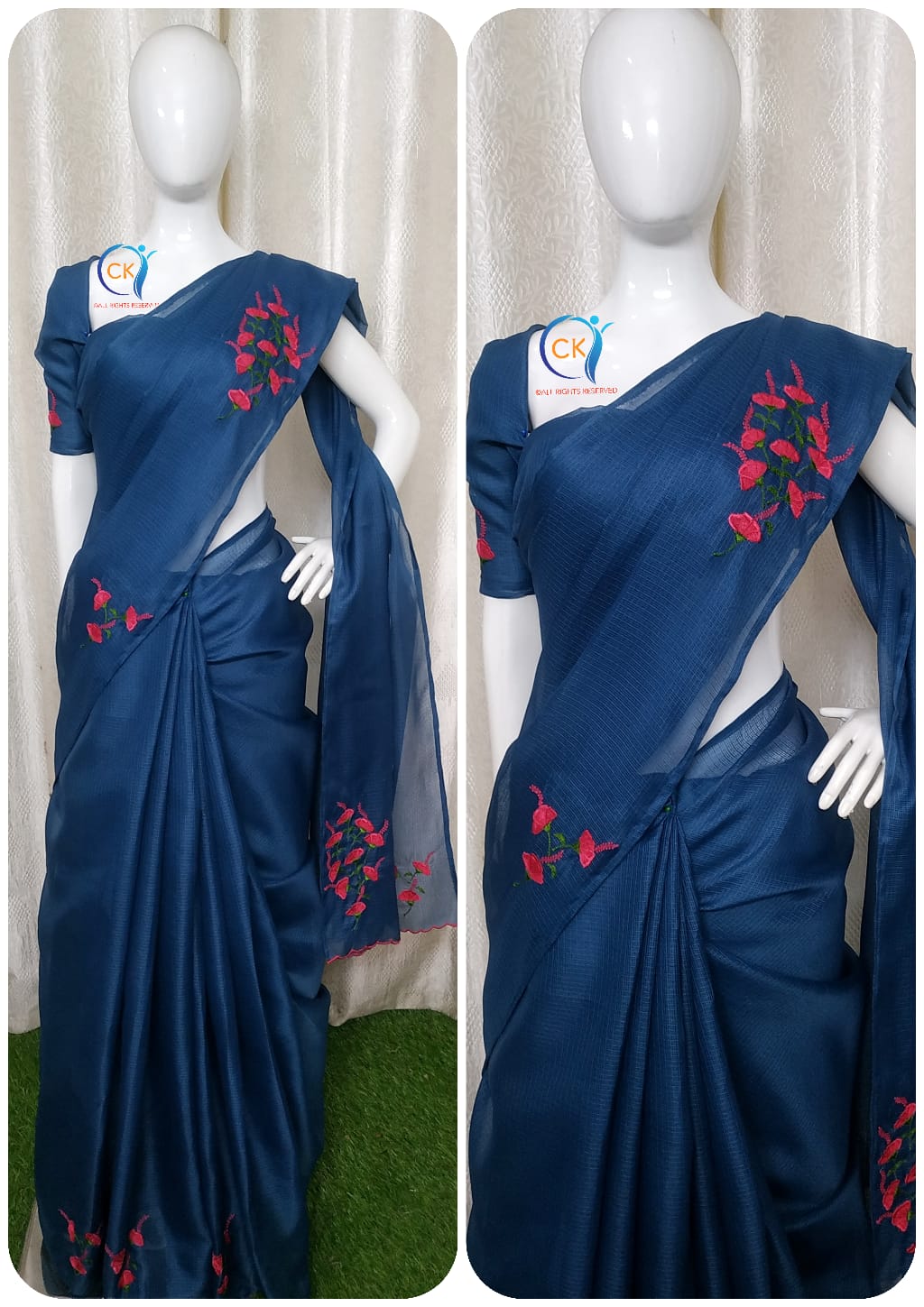 CHECK KOTA SAREES S6