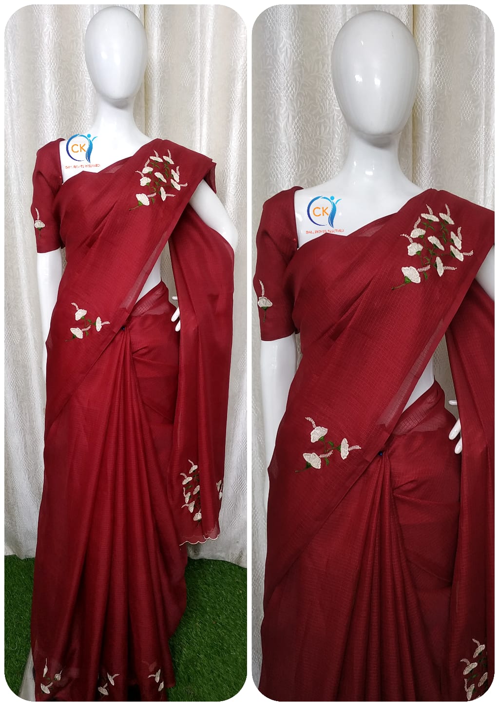 CHECK KOTA SAREES S6
