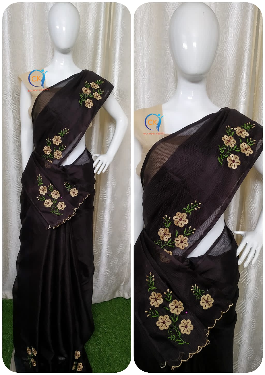 CHECK KOTA SAREES S7