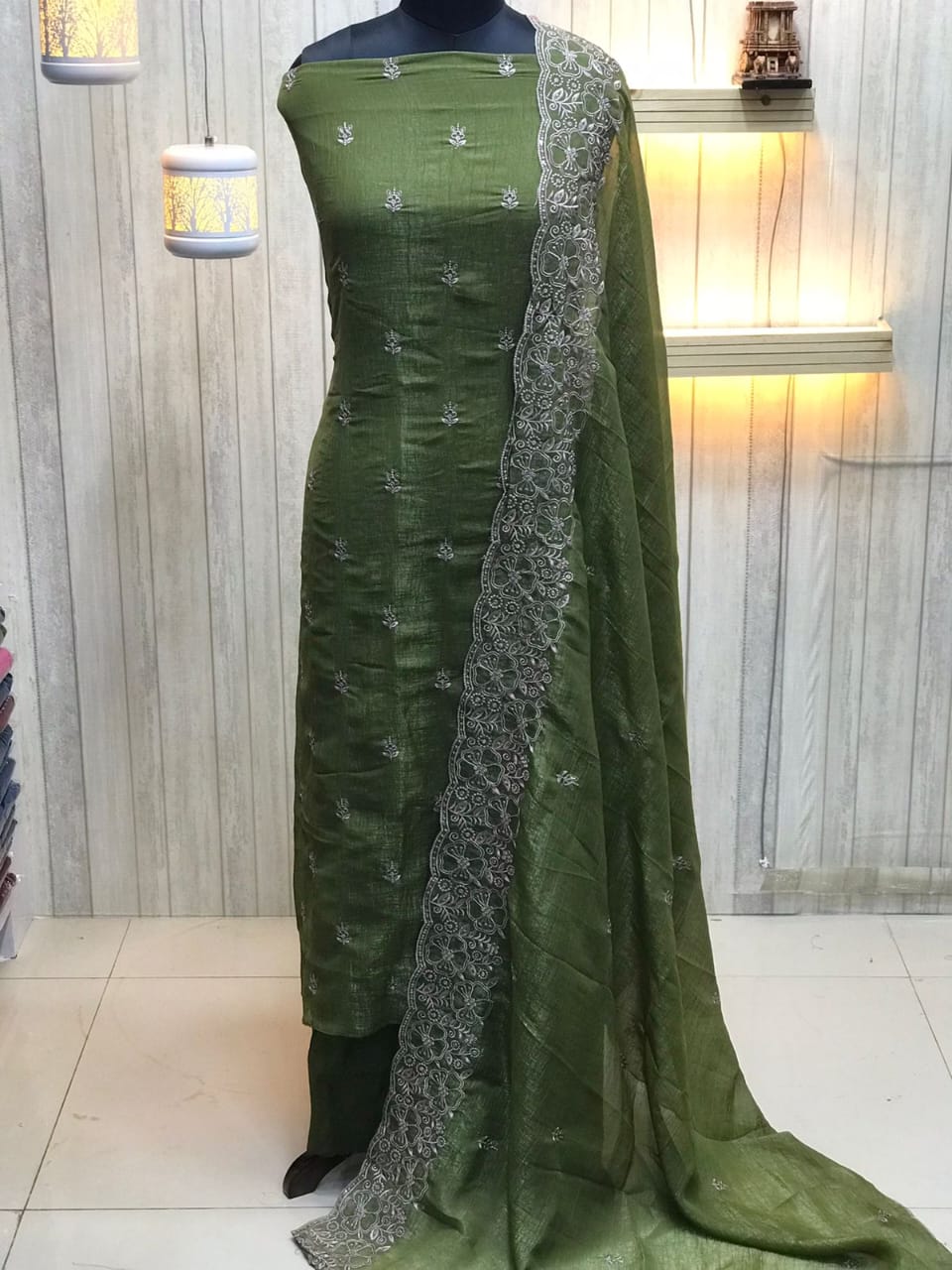 Crush silky orngnza fabrics material