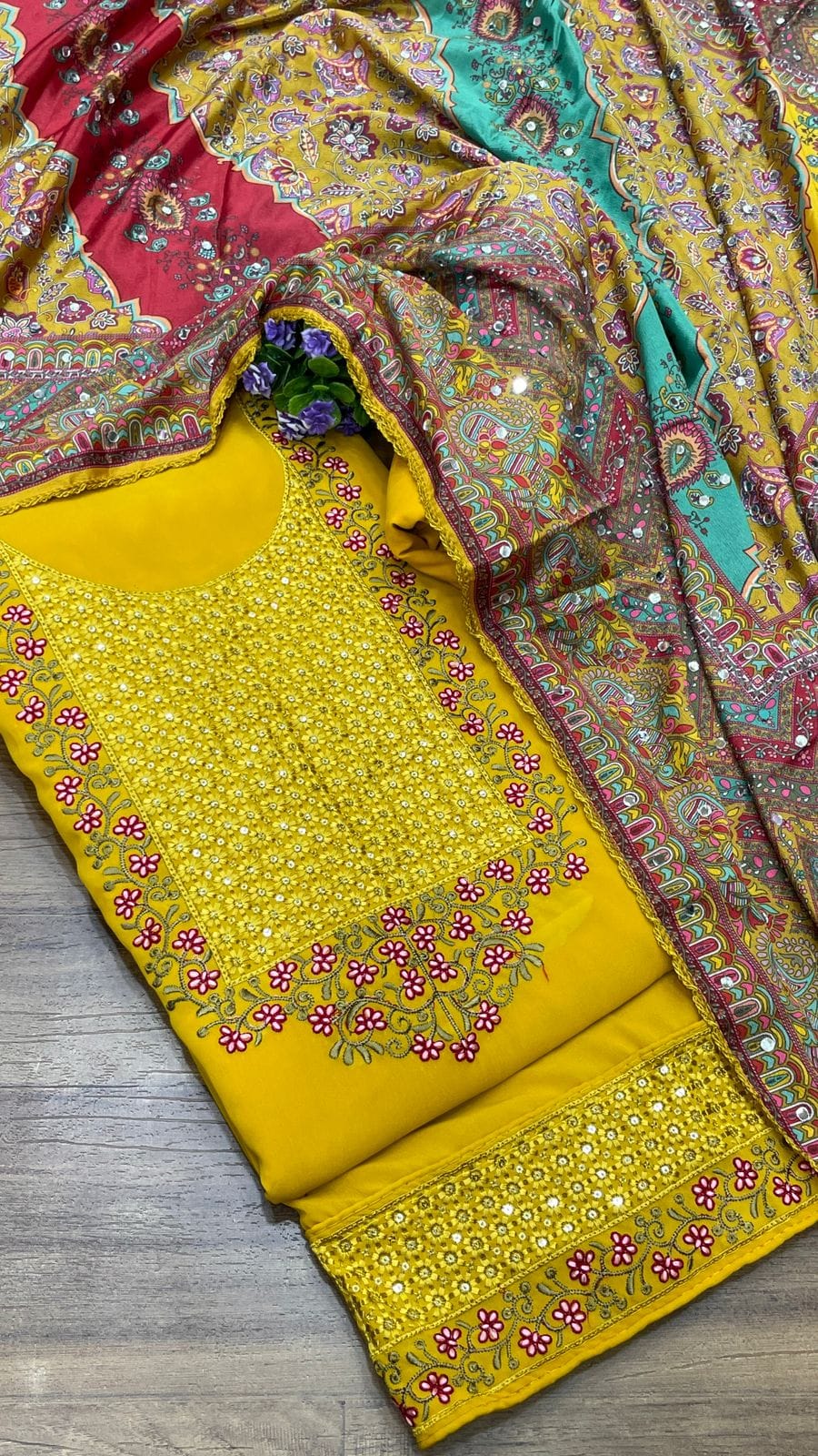 TOP GEORGETTE CHICKEN TICKI WITH LINING N4