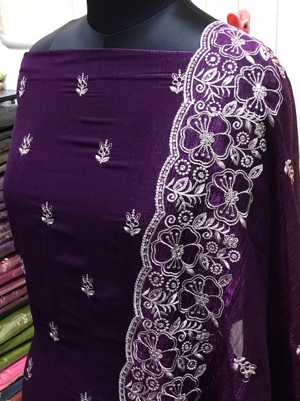 Crush silky orngnza fabrics material