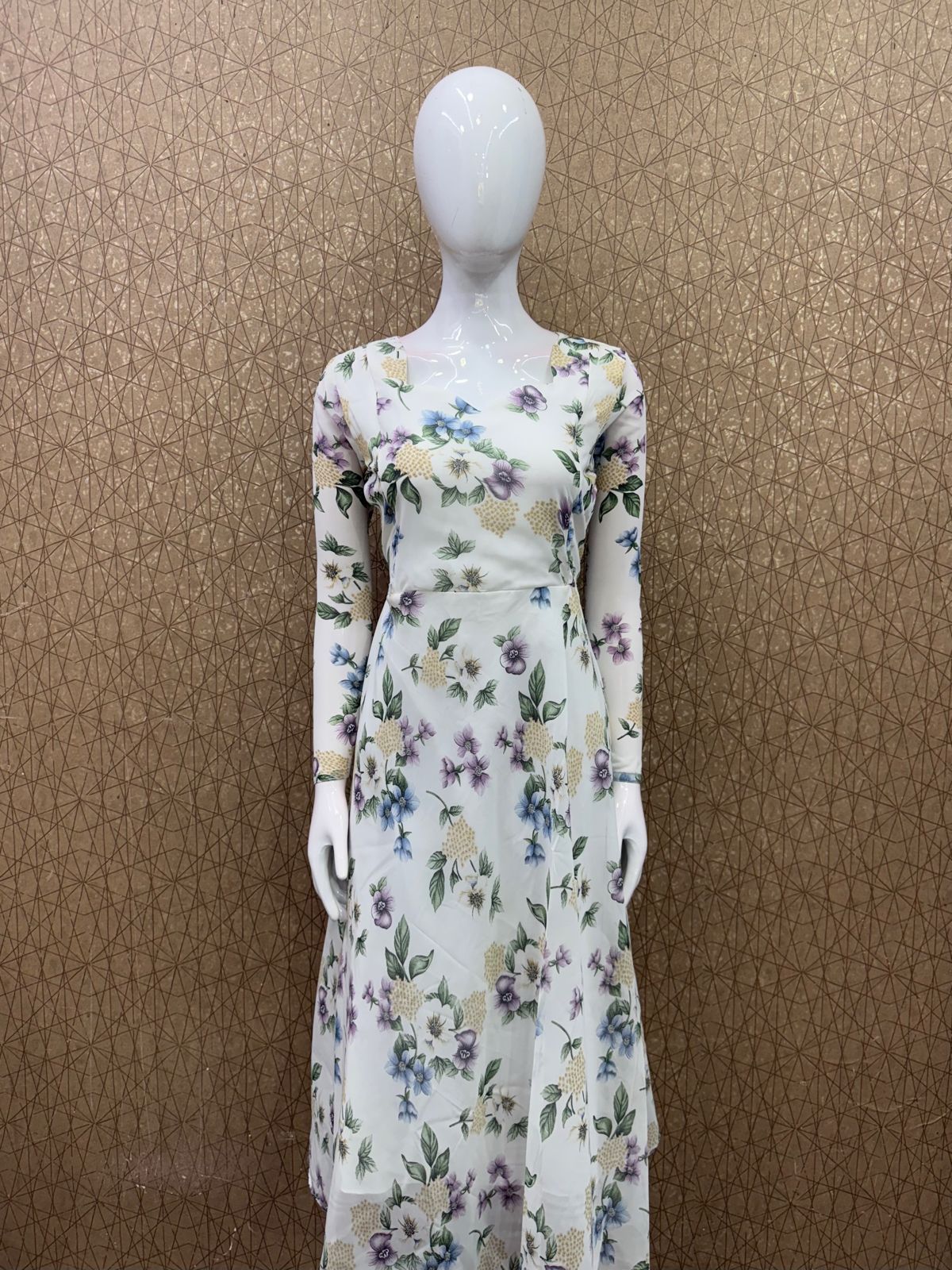 MATERNITY/ FEEDING  FLORAL FROCK