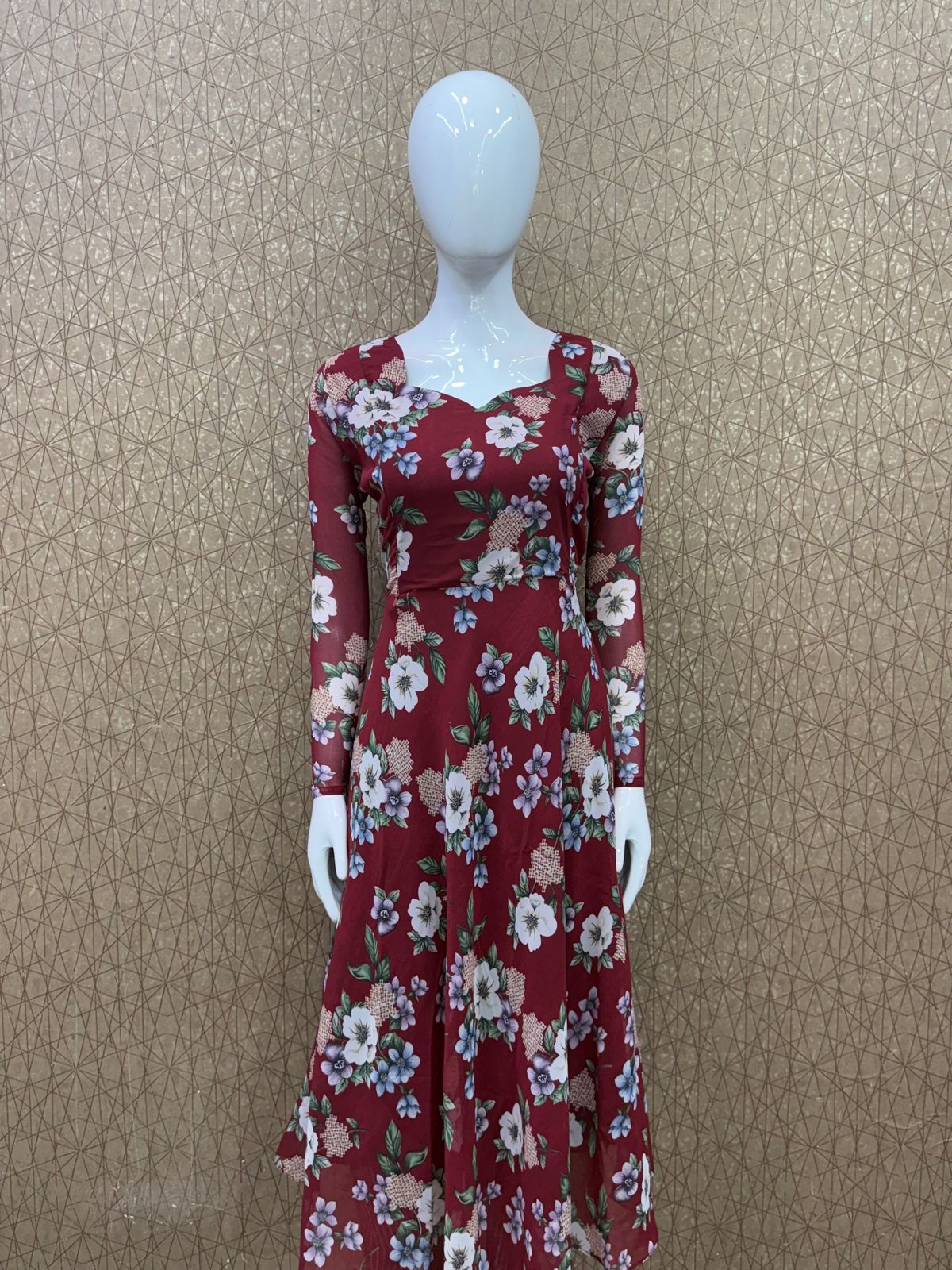 MATERNITY/ FEEDING  FLORAL FROCK