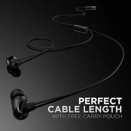 Bassheads 100 Wired Earphone with 10mm Dynamic Drivers, Stylish Hawk-inspired Design, Super Extra Bass