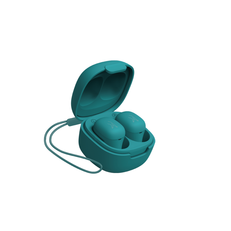 FINGERS SizeZero Pods2 Bluetooth  (Teal, In the Ear)