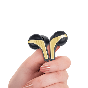 FINGERS SoundBoomerang Wired  (Ink Black + Gold, In the Ear)