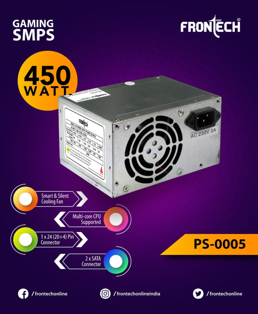 Gaming SMPS 450 Watt PS0005